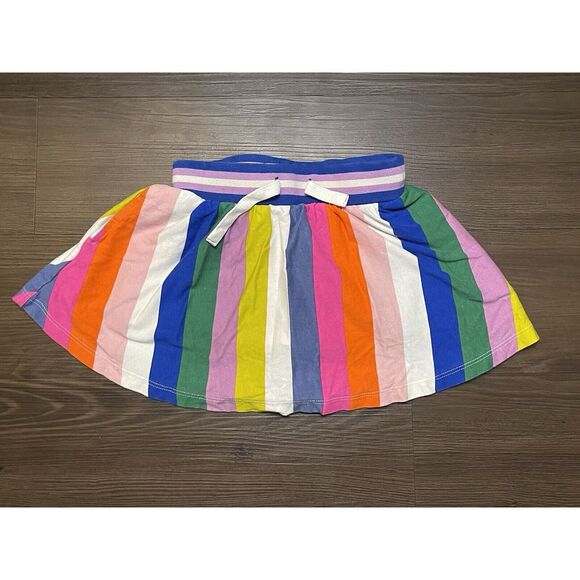 Boden Other - Boden Girls Size 4-5 Multicolor Stripe Stretch Waist Drawstring Cotton Skort